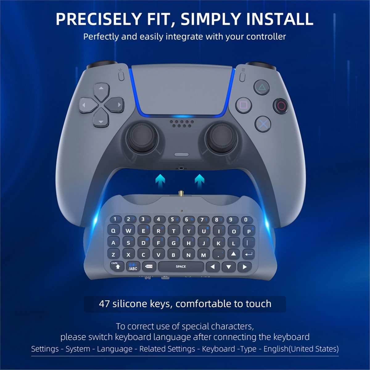 Gaming Keyboard Mini - Teclado Sem Fio para Jogos goodidea