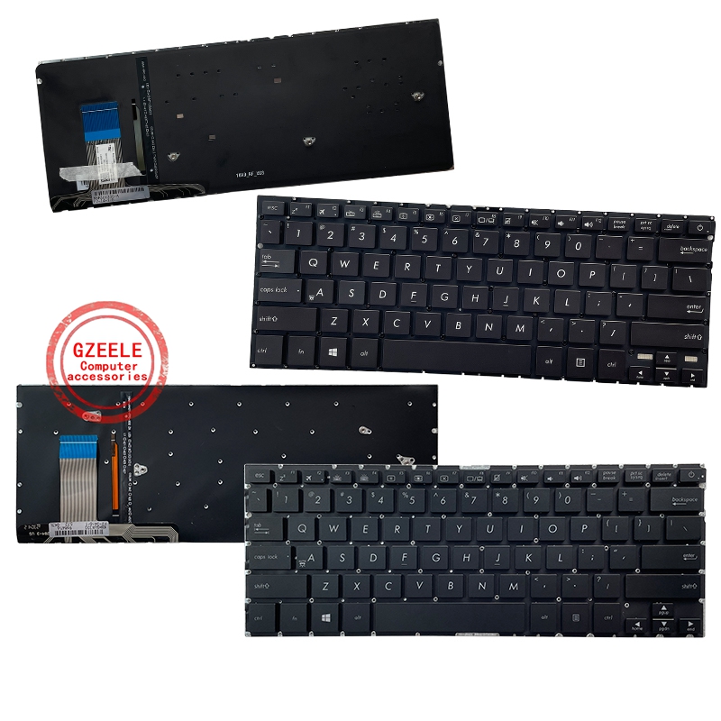 Gaming Keyboard Backlit - Novo teclado preto para laptop americano