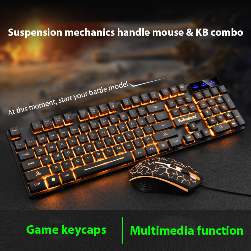 Conjunto de teclado e mouse KM - Gaming Keyboard And Mouse Combo Wireless avaliação e preço