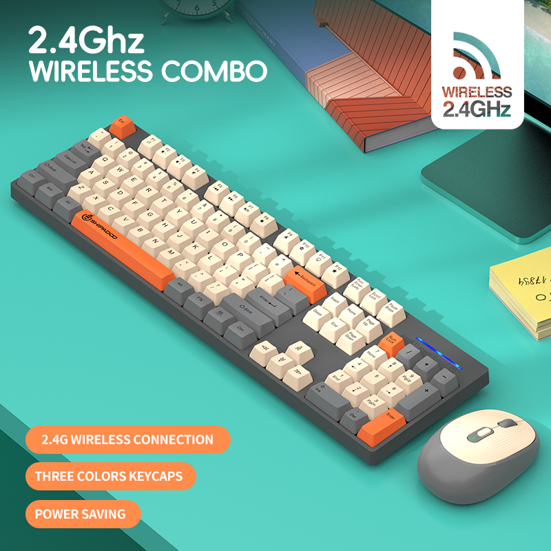 Combo de Teclado e Mouse Sem F - Gaming Keyboard And Mouse Combo Wireless avaliação e preço