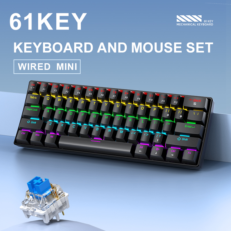 APAYADO K61 Mini teclado mecân - Gaming Keyboard Mini avaliação e preço