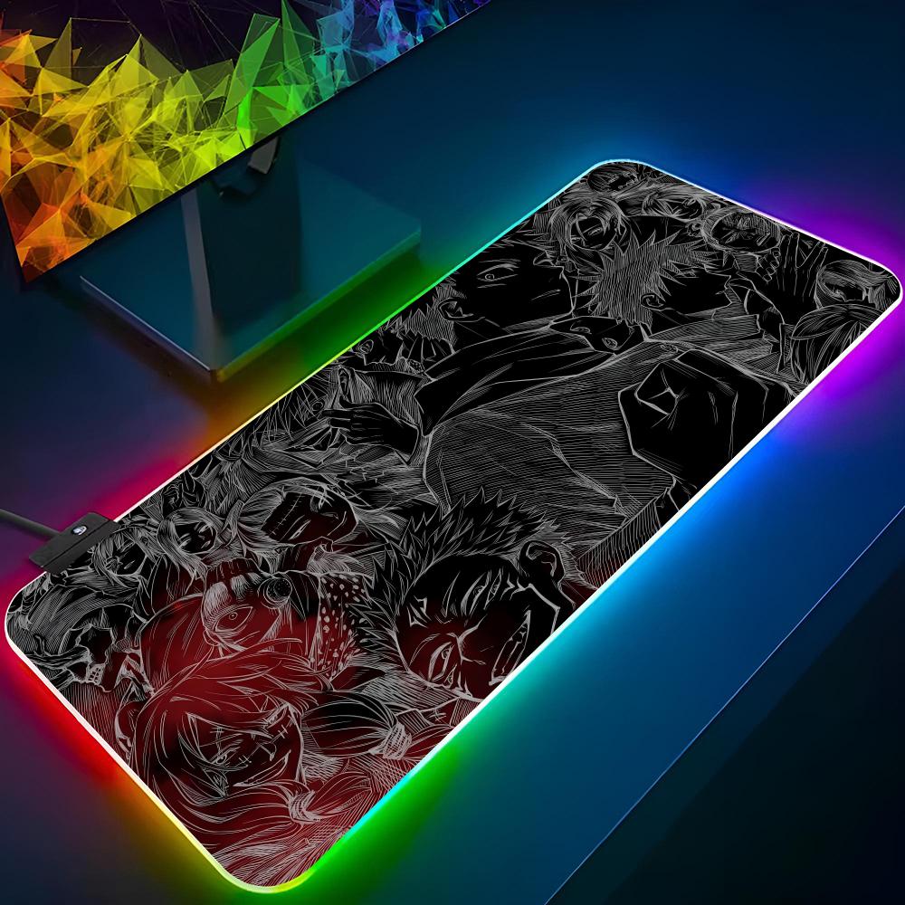 Mouse Pad Gamer RGB Anime Juju - Gaming Keyboard No Rgb avaliação e preço