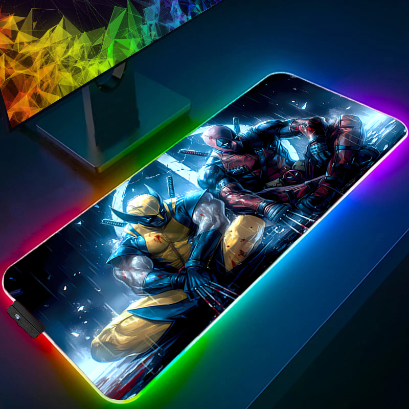 Led mouse pad jogos backlight  - Gaming Keyboard No Rgb avaliação e preço