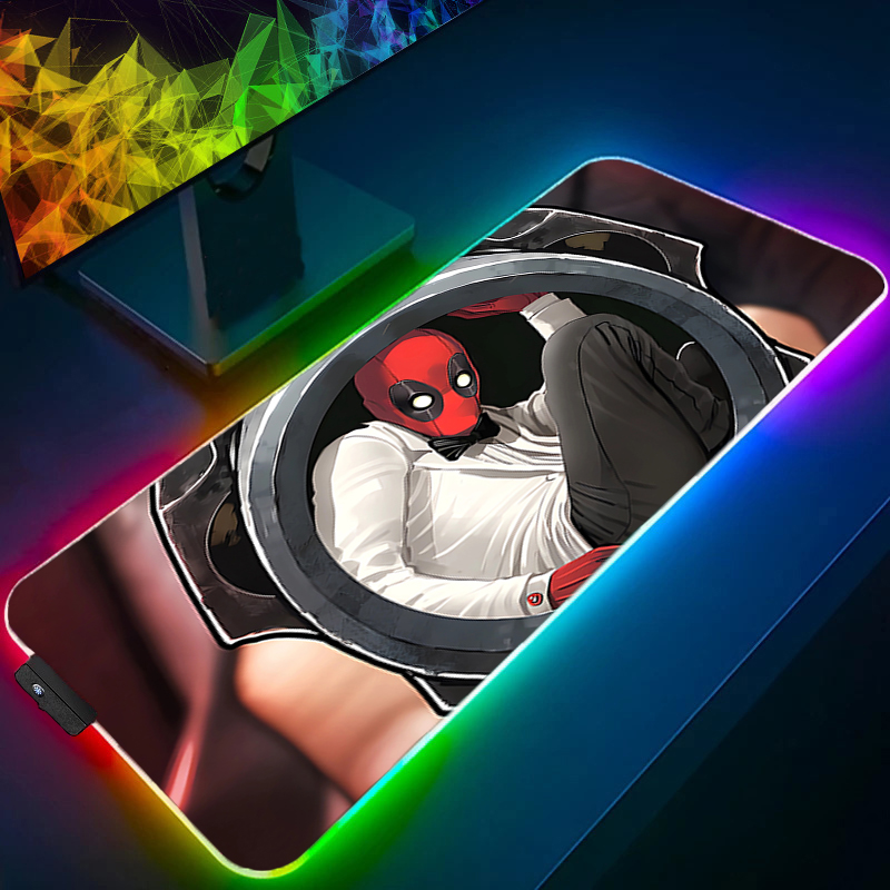 Led mouse pad jogos backlight  - Gaming Keyboard No Rgb avaliação e preço