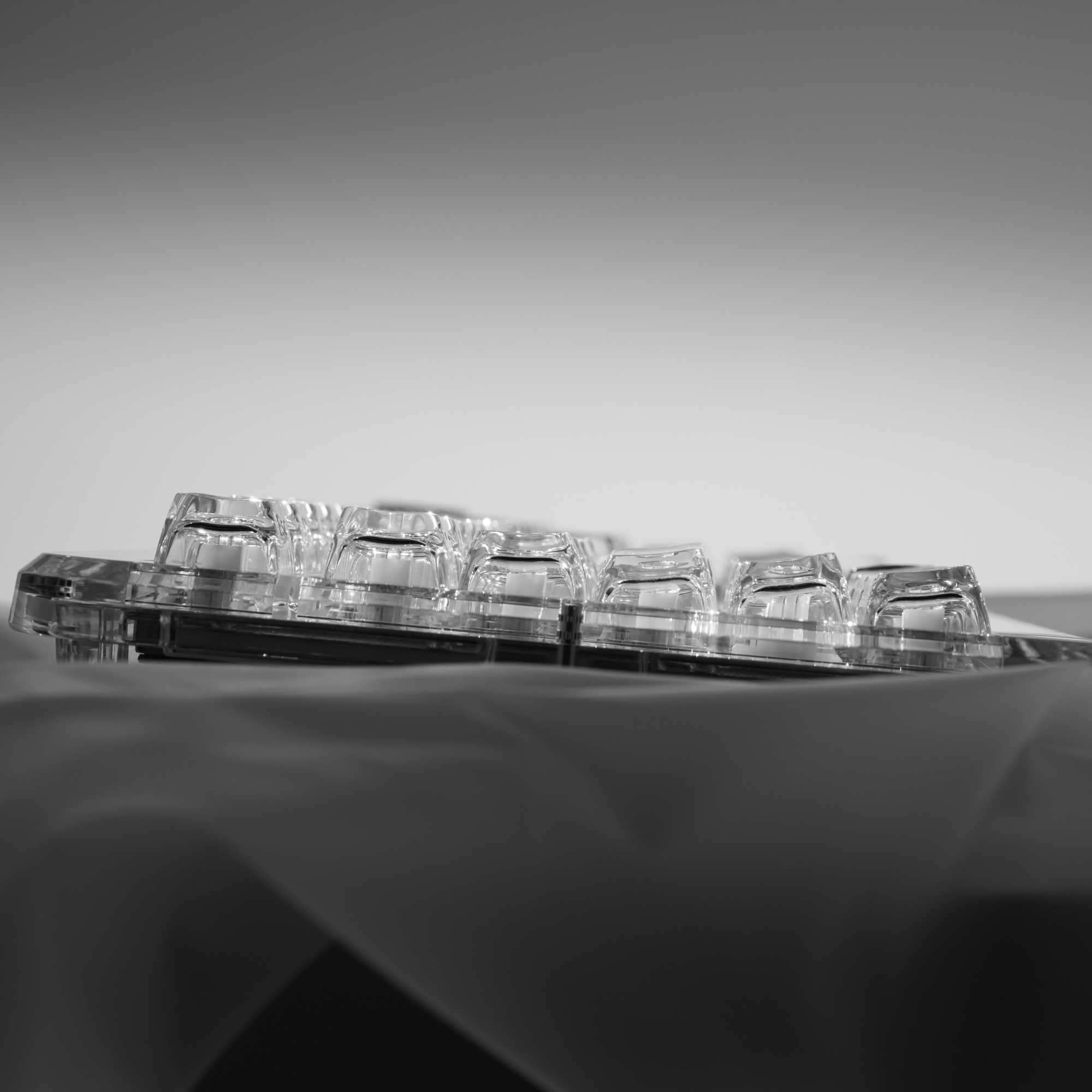 Teclas XVX Crystal Transparent - Gaming Keyboard No Rgb avaliação e preço